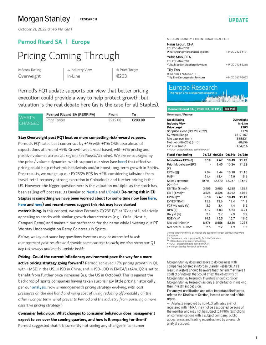 2022-10-21-PERP.PA-Morgan Stanley-Pernod Ricard SA Pricing Coming Through-988328882022-10-21-PERP.PA-Morgan Stanley-Pernod Ricard SA Pricing Coming Through-98832888_1.png